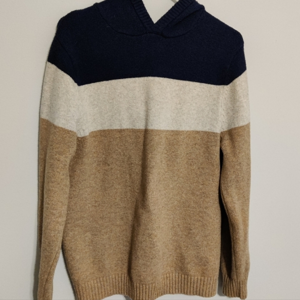 🆕️ Goodfellow & Co Sweater w/ Hoodie / Dapper Brown - Picture 2 of 4
